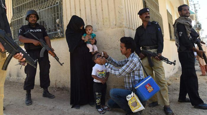 Two cops guarding polio vaccinators martyred in KP