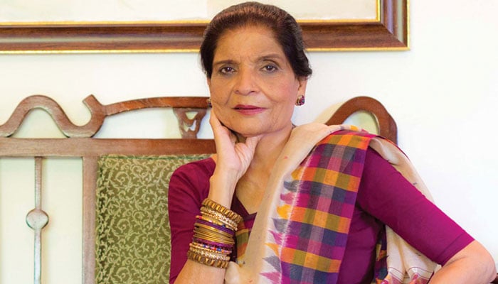 Eminent chef and media personality Zubaida Tariq paases away