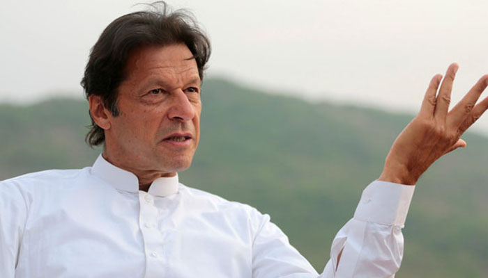 'Another darbari of Godfather disqualified': Imran Khan on Khawaja Asif disqualification