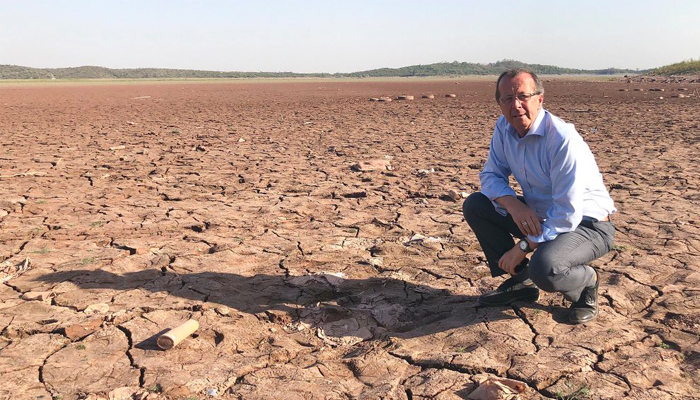 German envoy visits drained Rawal Lake to highlight water scarcity