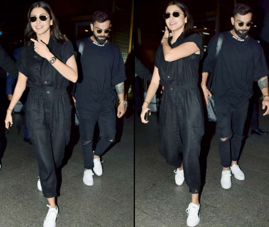 Anushka Sharma and Virat Kohli serve couple fashion goals with