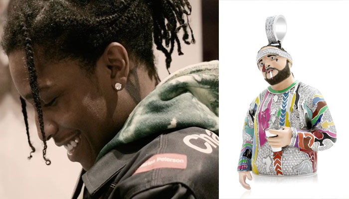 A$AP Rocky Redefines Rapper Jewelry With an Edwardian Necklace