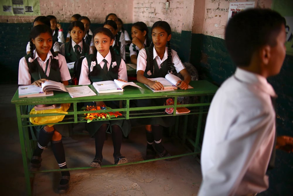 Nepal´s newly-retired ´living goddess´ starts school | World | thenews ...