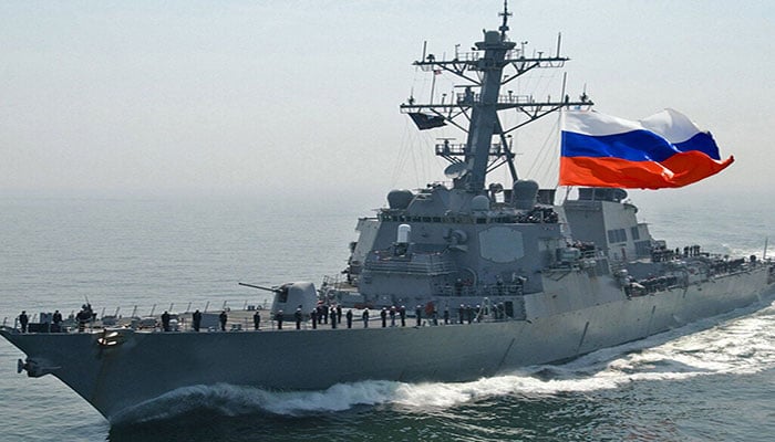 Russia chased off US warship in its Pacific waters