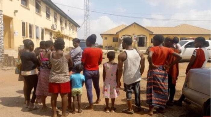 10 rescued from ‘baby factory’