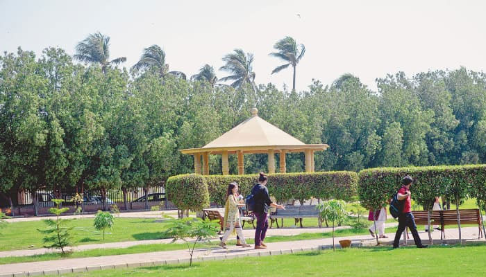 Nasir Shah visits Aziz Bhatti Park