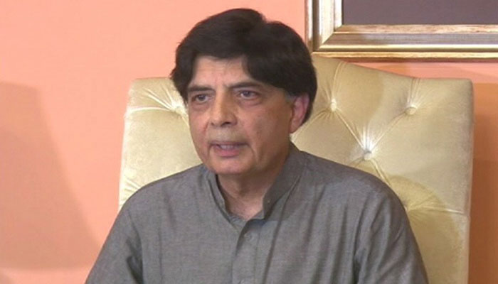 Nawaz overruled my order to stop PTI rally: Nisar