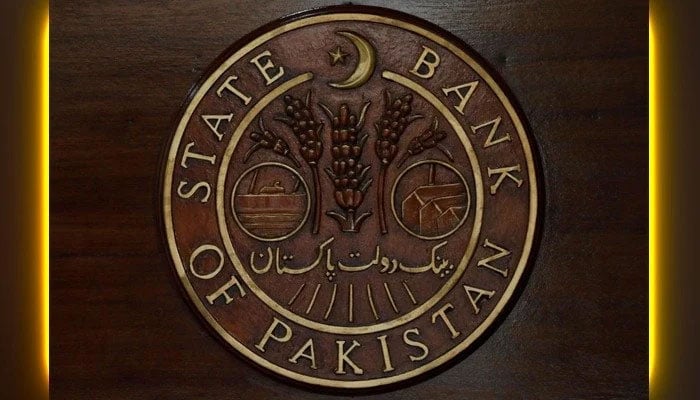 The logo of State Bank of Pakistan.