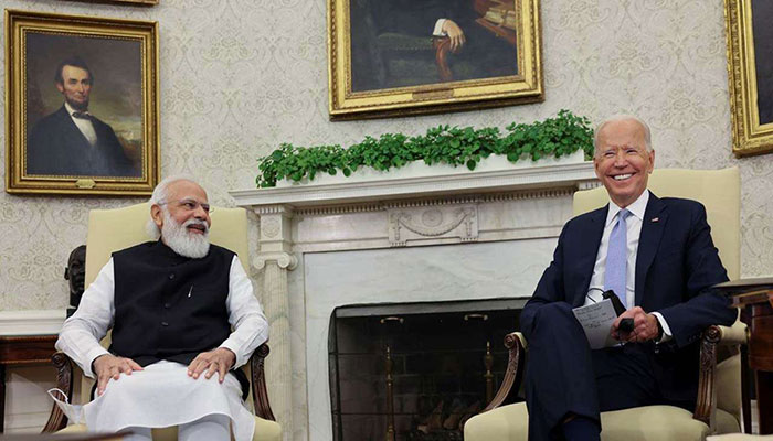 Modi traces Biden’s Mumbai connection