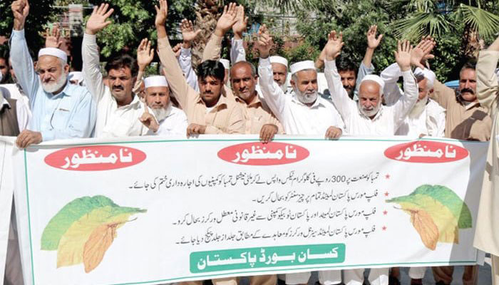 Swabi tobacco growers end protest