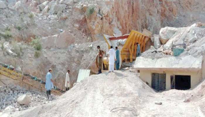 28 illegal crushing plants sealed in Mardan