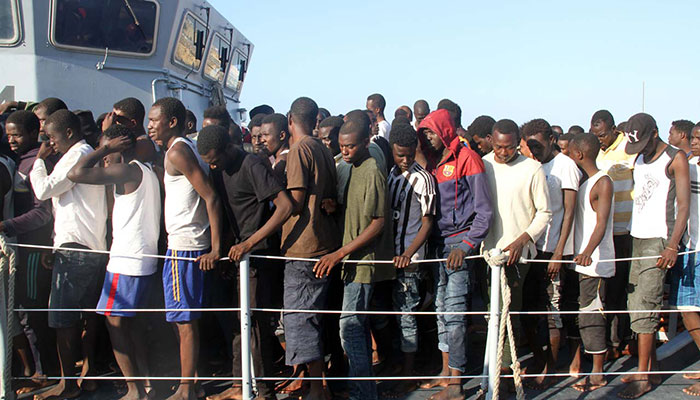 Libya arrest over 600 migrants