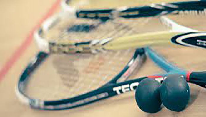 Saeed, Anas, Faizan, Naveed in Karachi Open Challenging Squash semis