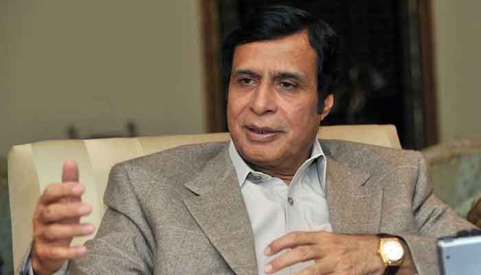 Pervez Elahi, in a parliamentary party of the PML-Q, took members into confidence on recent meetings with opposition leaders. -The News/File