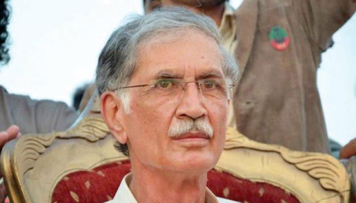 Pervez Khattak says PTI defeated Fazl in hometown