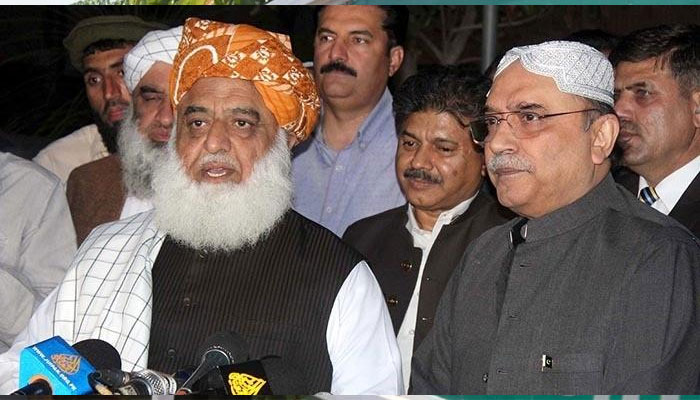 No-trust move: Zardari, Fazl on same page