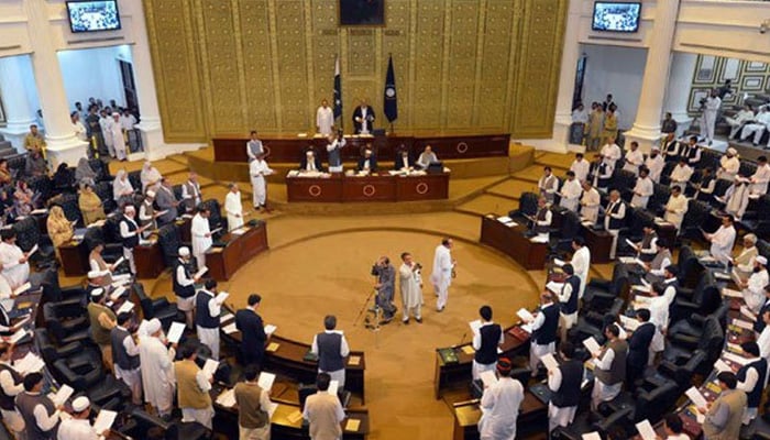 A view of the Khyber Pakhtunkhwa Assembly. -AFP/File