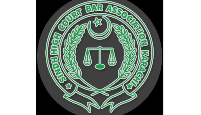 Logo of the Sindh High Court Bar Association. Photo: The News/File