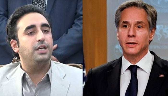 Bilawal Bhutto-Zardari and Antony J. Blinken. Photo: The News/File