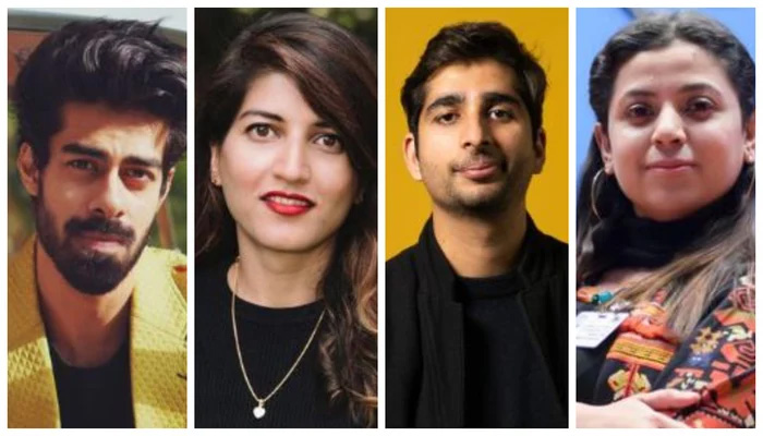 (L to R): Zain Ahmad, Dur e Aziz Amna, Mohammad Saad and Shawana Shah. — Courtesy Forbes