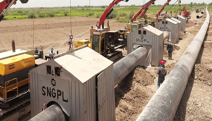 Gas supply to industrial sector also stopped. Photo: sngpl.com.pk