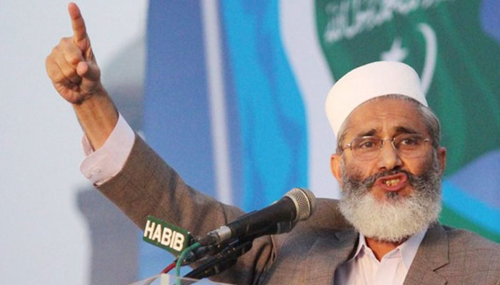 Jamaat-e-Islami (JI) Chief Sirajul Haq. Photo: The News/File