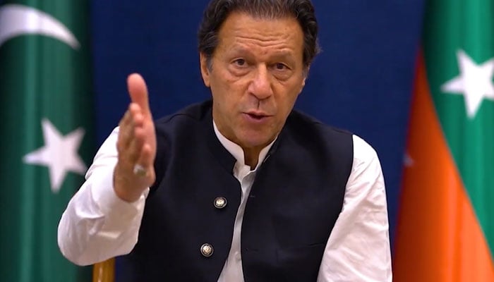 Ex-PM Imran Khan. Photo: The News/File