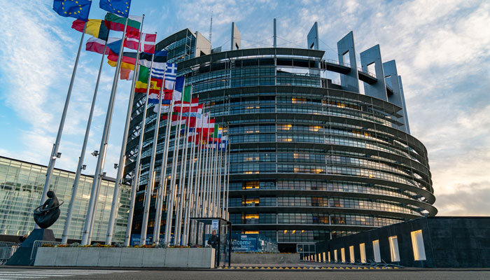 The European Parliament building in Strasbourg. Photo: AFP