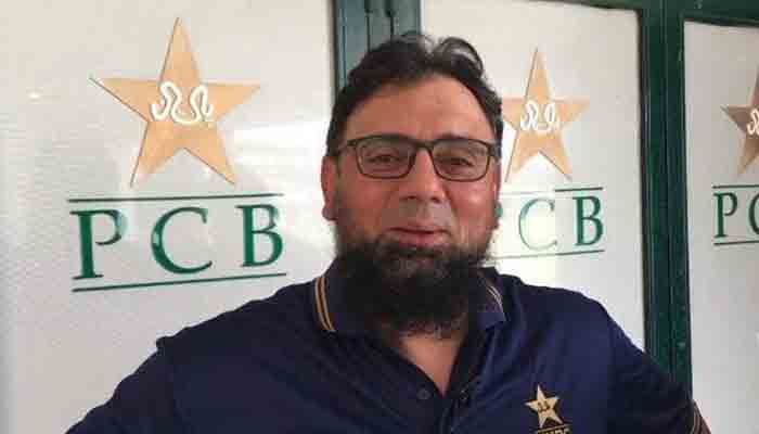 Pakistan head coach Saqlain Mushtaq. Courtesy PCB