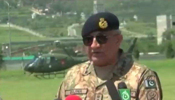 COAS General Qamar Javed Bajwa. —screen grab Geo News