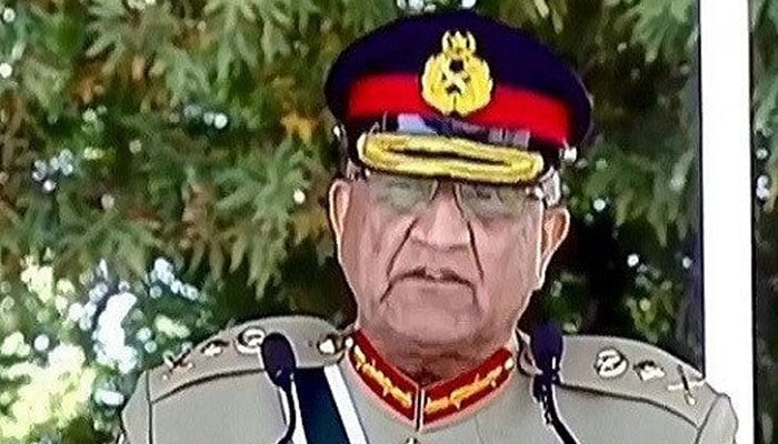 COAS General Qamar Javed Bajwa. —screen grab