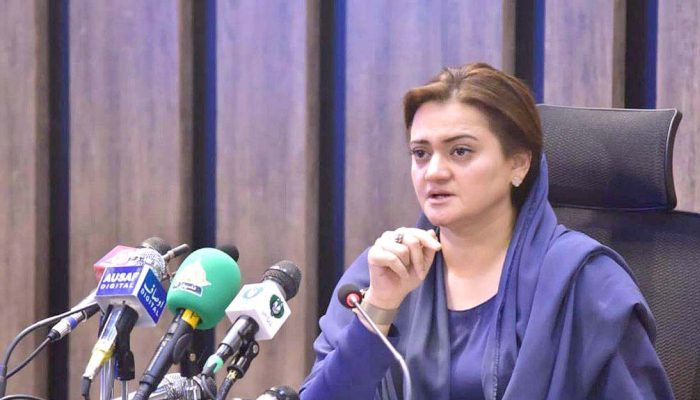 Federal Minister for Information and Broadcasting Marriyum Auranzeb. —APP