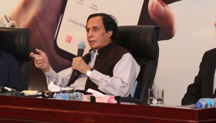 Punjab CM Pervaiz Elahi. Twitter/PITB_Official