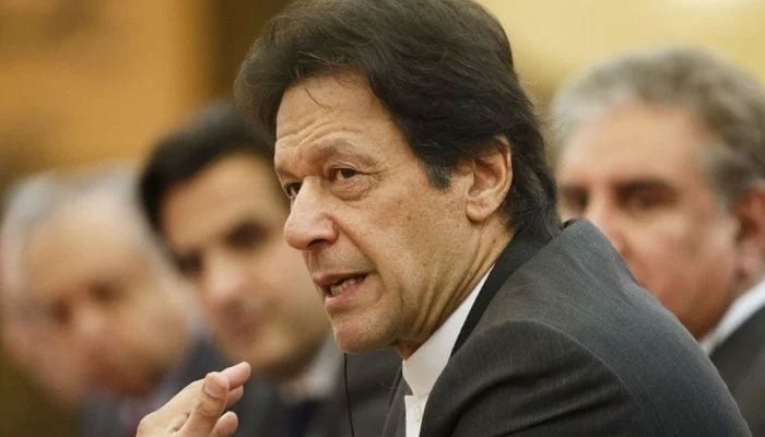 Former Prime Minister and Pakistan Tehreek-e-Insaaf (PTI) Chairman Imran Khan. AFP