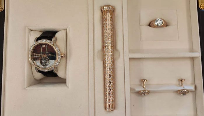 Representational image of watch set reportedly sold by PTI Chairman Imran Khan to Dubai based businessman. — Geo.tv/File