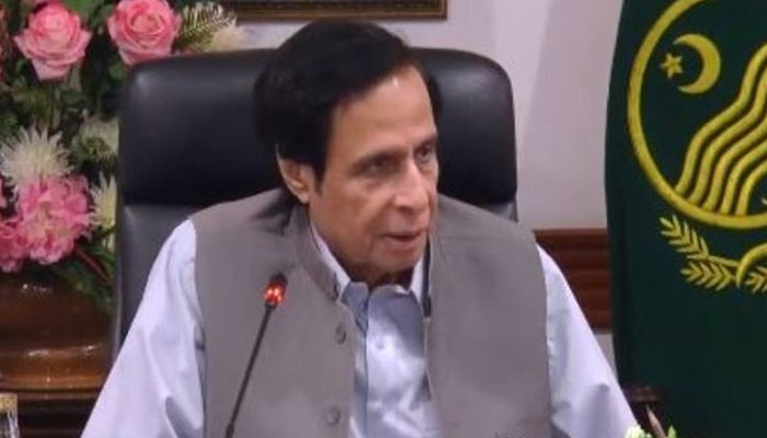 Punjab Chief Minister Chaudhry Pervaiz Elahi. The News/File