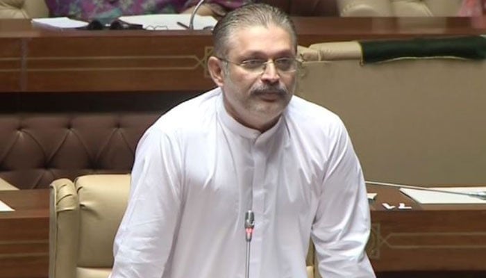 Information Minister Sharjeel Inam Memon. The News/File