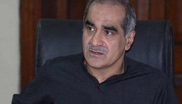 Khawaja Saad Rafique. PID/File