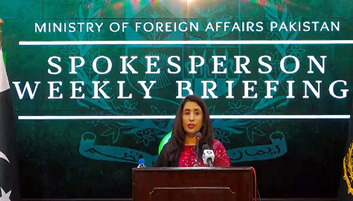 Foreign Office Spokesperson Mumtaz Zahra Baloch. —FO