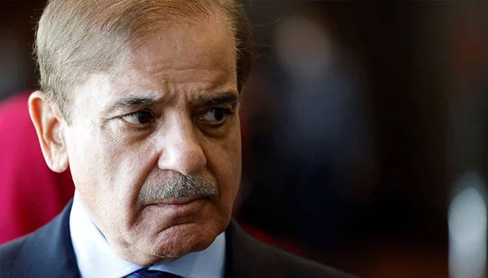 Pakistani Prime Minister Shehbaz Sharifs photograph from the sidelines of the 77th United Nations General Assembly at UN headquarters in New York City on September 20, 2022. — AFP/File