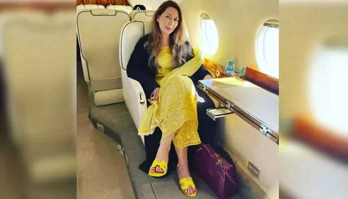 A close friend of former prime minister Imran Khans wife, Farah Khan. — Twitter/File