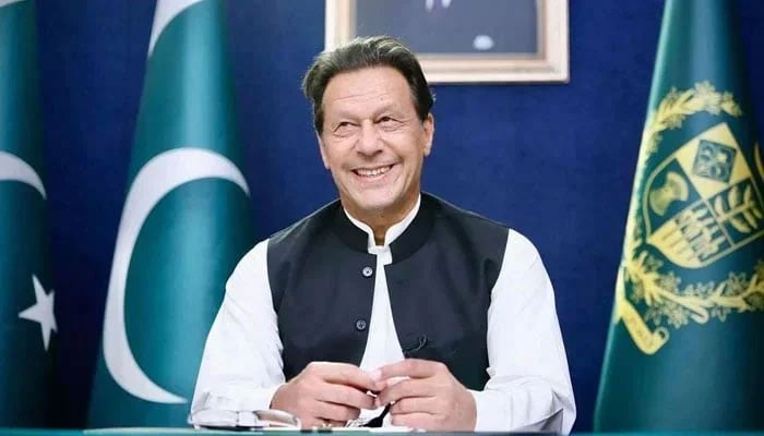 Prime Minister Imran Khan addressed the nation on Friday, April 8, 2022. — Instagram/Imran Khan