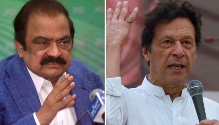 Interior Minister Rana Sanaullah says PTI Chairman Imran Khan only knows the politics of hate as he calls his opponents thiefs and continues his loose talk against them. — AFP/file