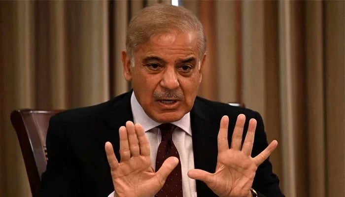 Opposition Leader in the National Assembly Shahbaz Sharif. — AFP