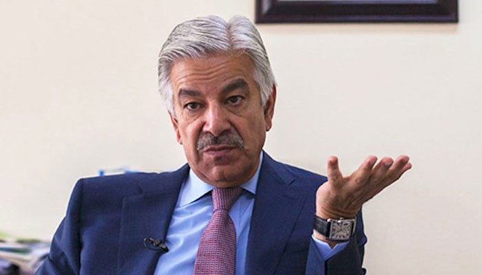 Defence Minister Khawaja Asif. — Twitter/@GovtofPakistan/File