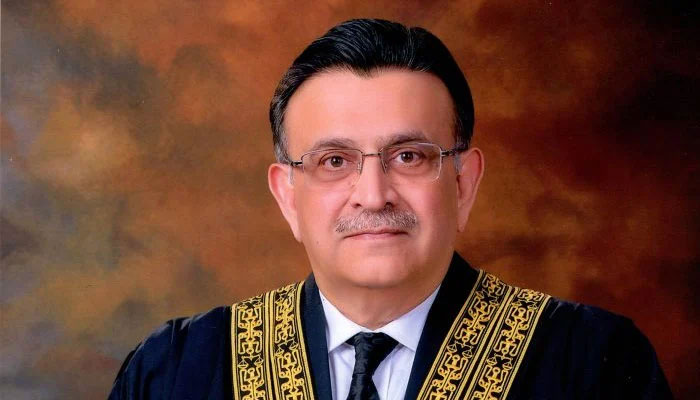 Chief Justice of Pakistan, Umar Ata Bandial. The SCP website