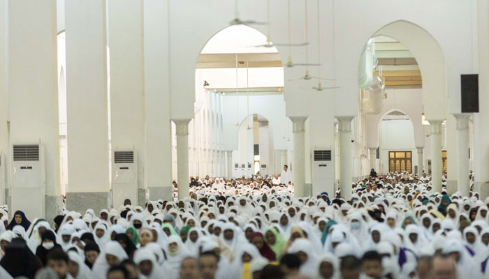 Haj sermon calls for forging unity, averting discord. Twitter/HaramainInfo