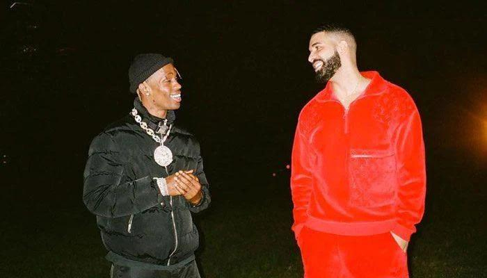 Drake and Travis Scott. — pics by authors