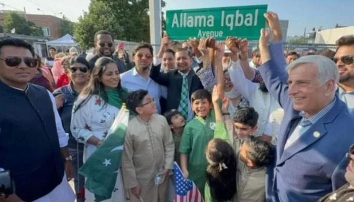 New York street co-named ‘Allama Iqbal Avenue’.—globalvillagespace.com