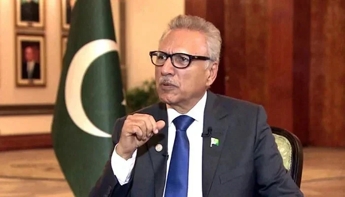 President Arif Alvi. Photo: APP/File